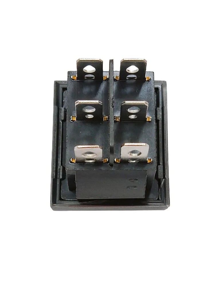 Выключатель одноклавишный, двухрежимный (красный) 16A/250V 301206 — изображение 4