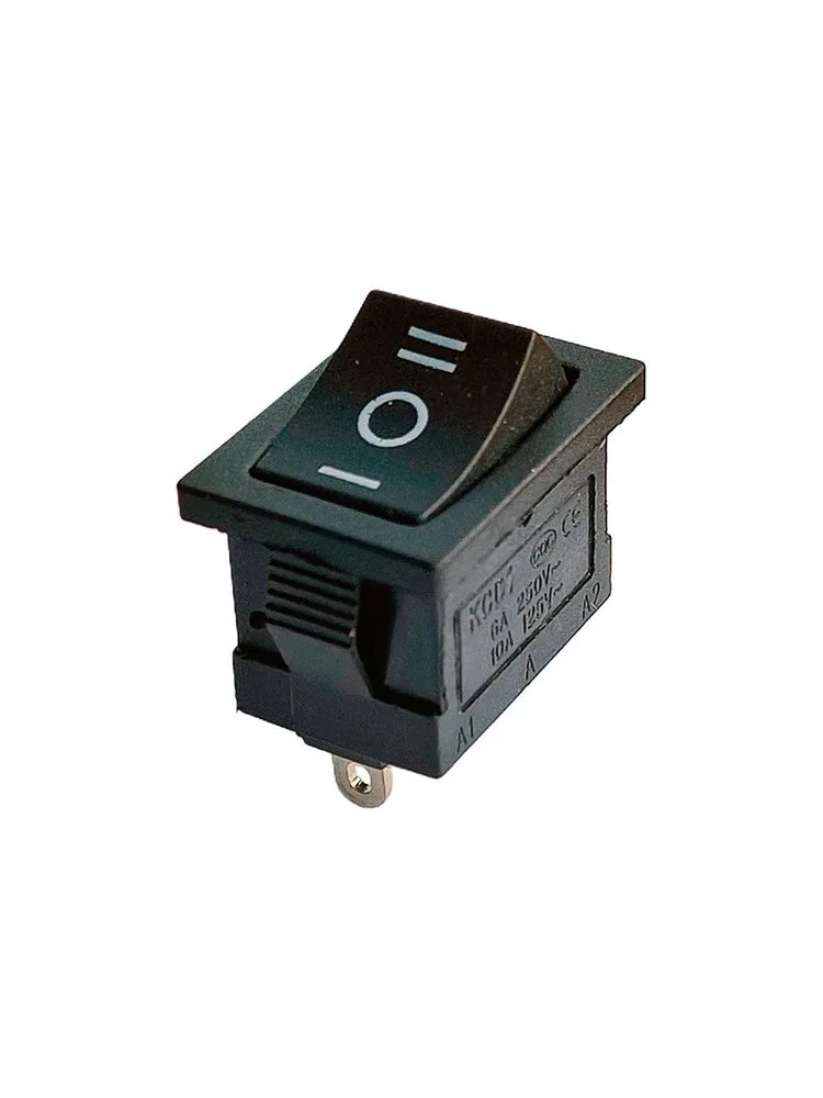 Переключатель двухрежимный черный 6A/250V 301207