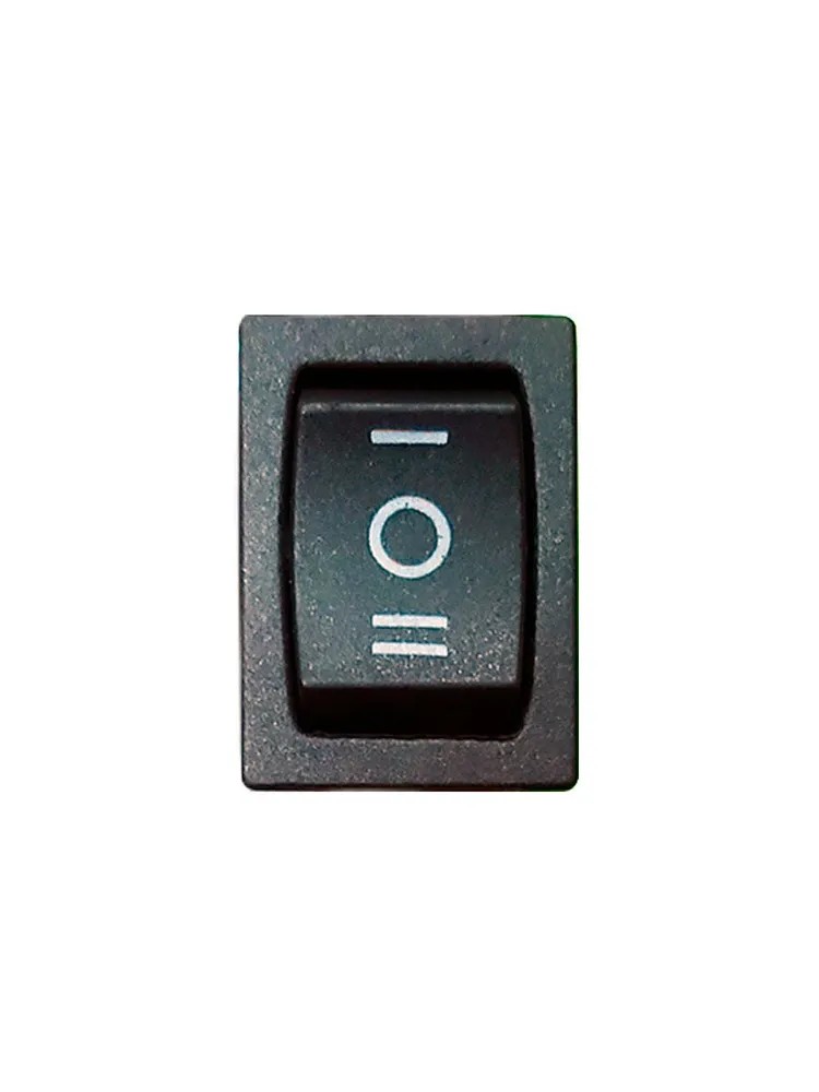 Переключатель двухрежимный черный 6A/250V 301207 — изображение 3