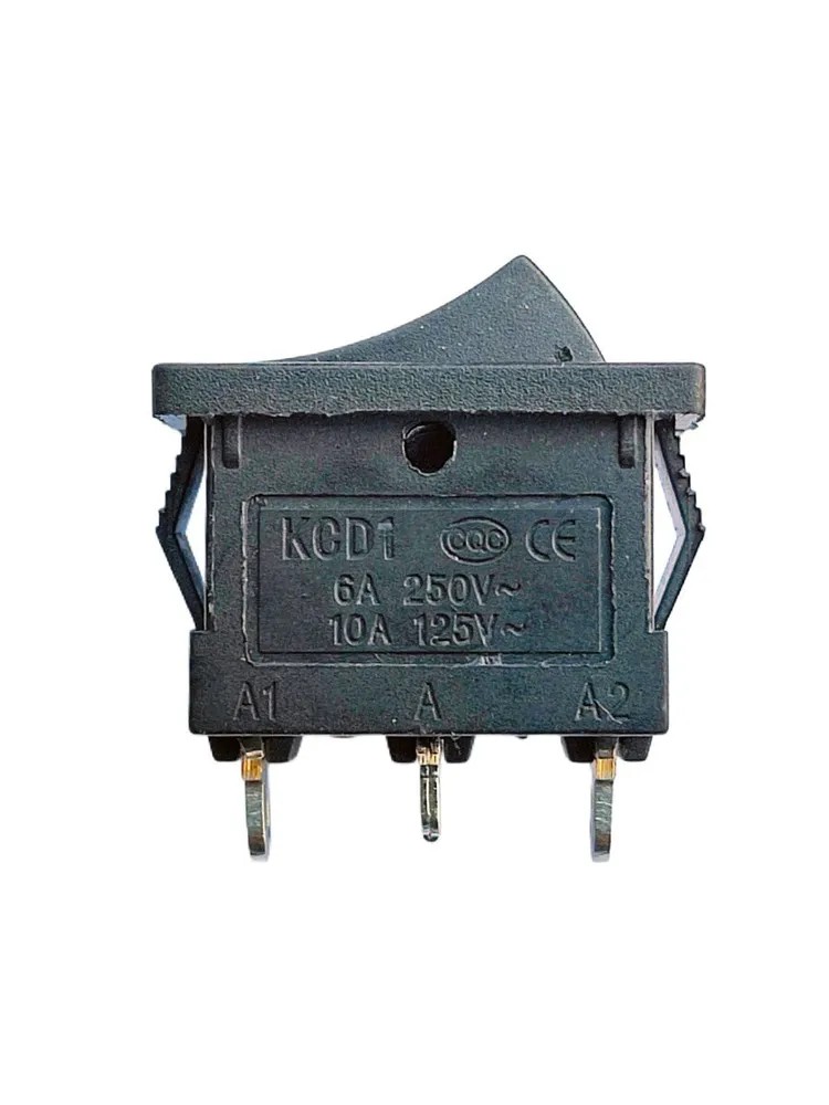 Переключатель двухрежимный черный 6A/250V 301207 — изображение 5