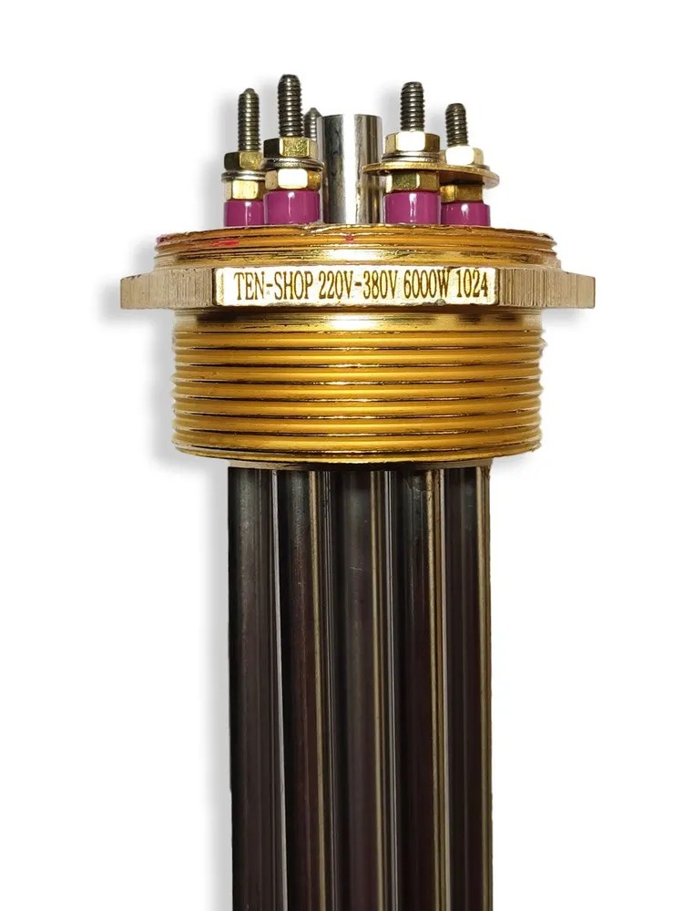 Блок ТЭН 6000W/220-380V L-320мм., нерж, G2 3068803 — изображение 3