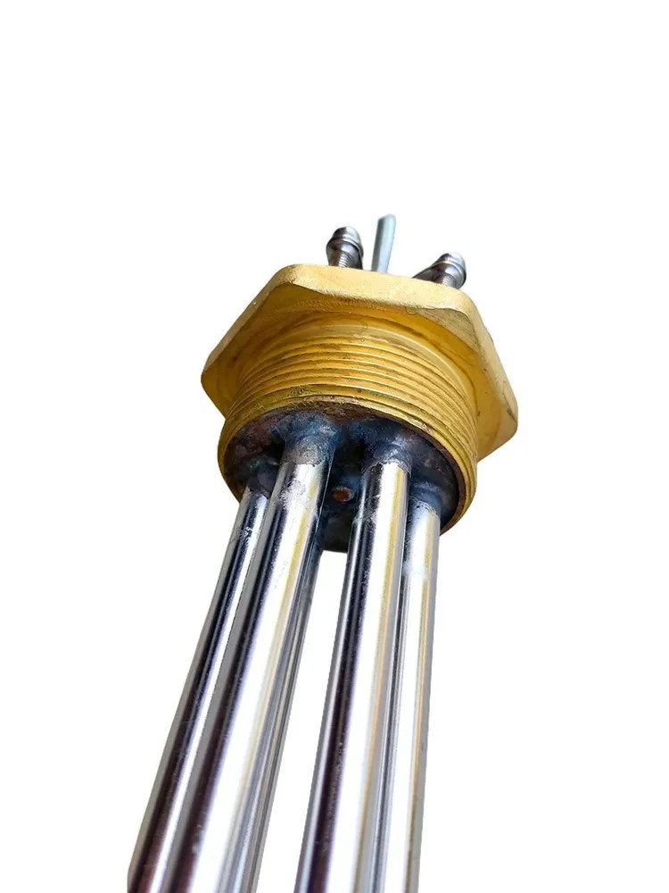 Блок ТЭН 3000W 220/400V - G1,5 (48мм), нерж, L-23см, под винт 482031 — изображение 5