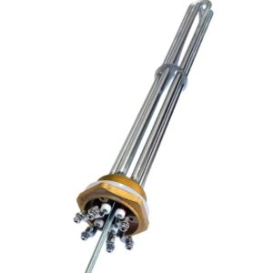 Блок ТЭН 6000W 220/400V - G1,5 (48мм), нерж, L-43см, под винт 482431