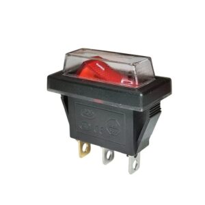 Выключатель одноклавишный 15А/250V, узкий 66154
